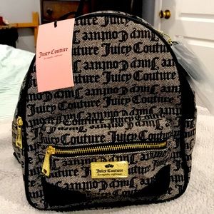 Brand new tags on backpack